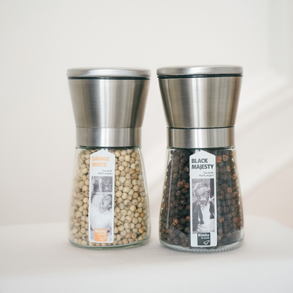 Pepper Royalty Sarawak black and white pepper bundle – Rimba du Monde