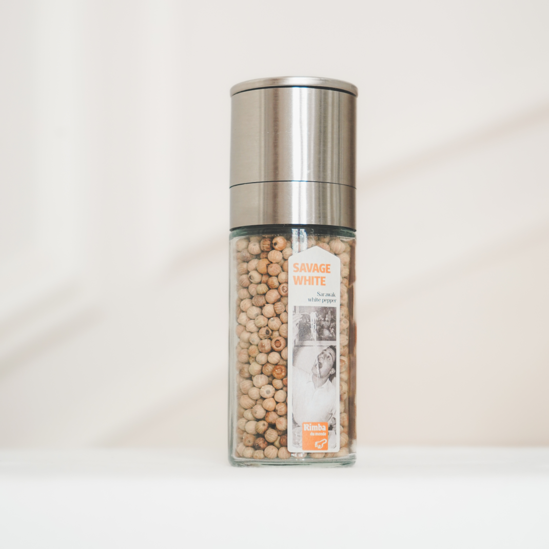 Savage White Pocket Edition organic Sarawak white pepper – Rimba du Monde