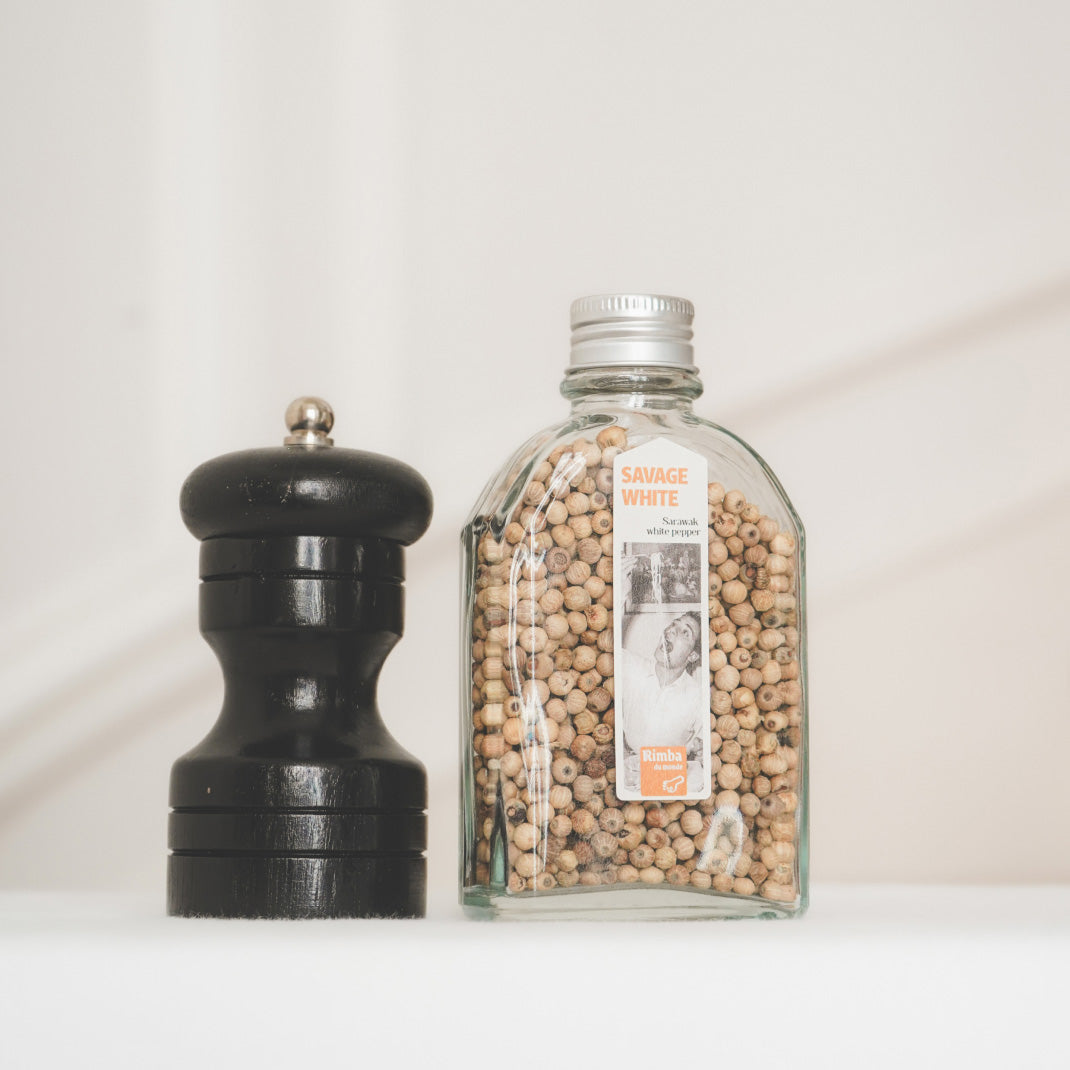 Organic Sarawak White Pepper Refill Reserve by Rimba du Monde